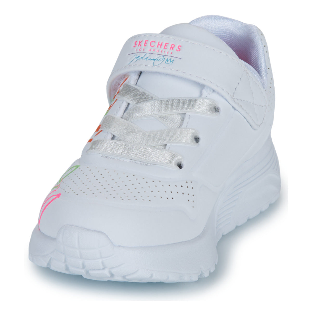 Scarpe bambini ragazza Skechers  UNO LITE LOVE LEVITATE  Bianco