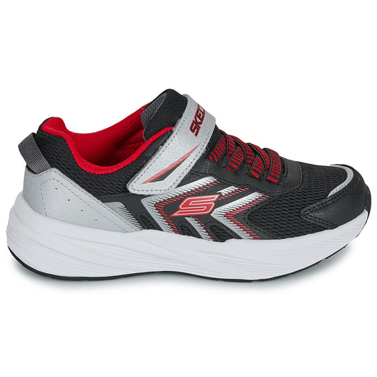 Scarpe bambini ragazzo Skechers  MICROSPEC TREAD  Nero