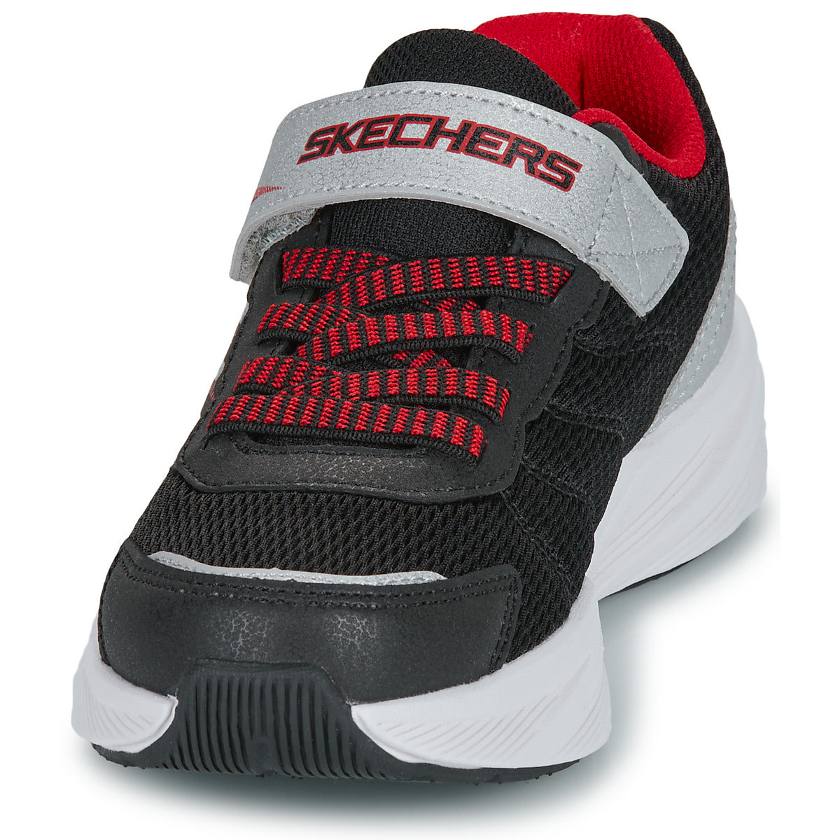 Scarpe bambini ragazzo Skechers  MICROSPEC TREAD  Nero