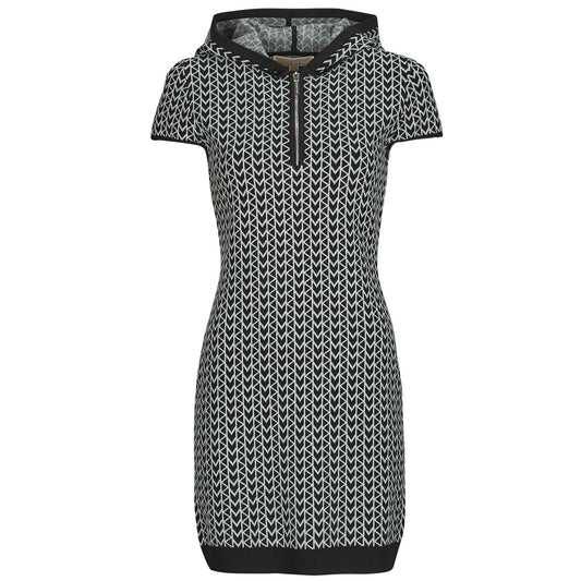 Abito corto Donna MICHAEL Michael Kors MK JACQ HOODED ZIP DRS Multicolore