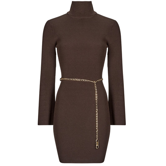 Abito corto Donna MICHAEL Michael Kors  BELTD MINI DRS  Marrone