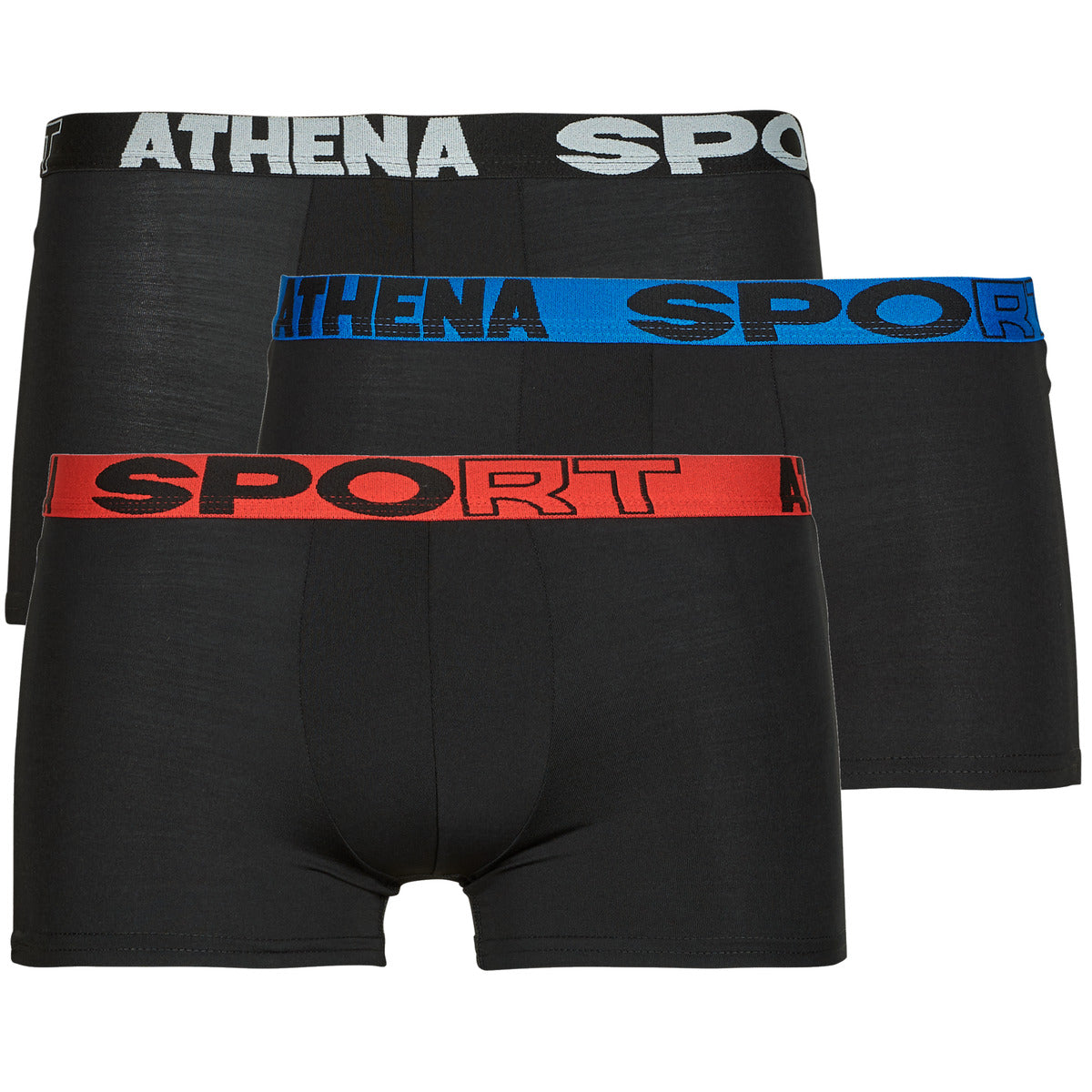 Boxer Uomo Athena ECO SPORT Pack de 3 Nero