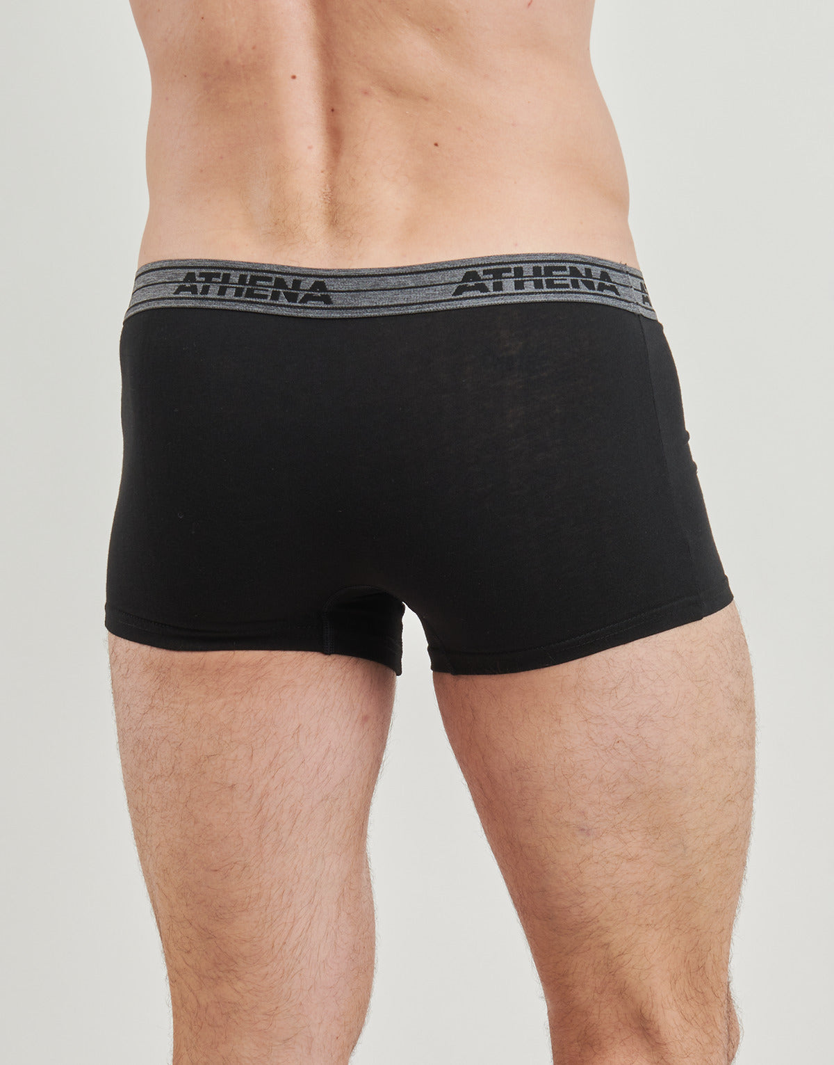 Boxer Uomo Athena BASIC COTON Pack de 4 Nero