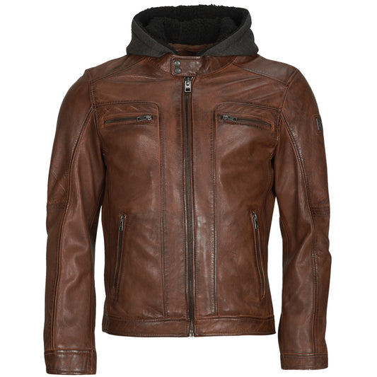 Giacca in pelle Uomo Oakwood  DRINK  Marrone