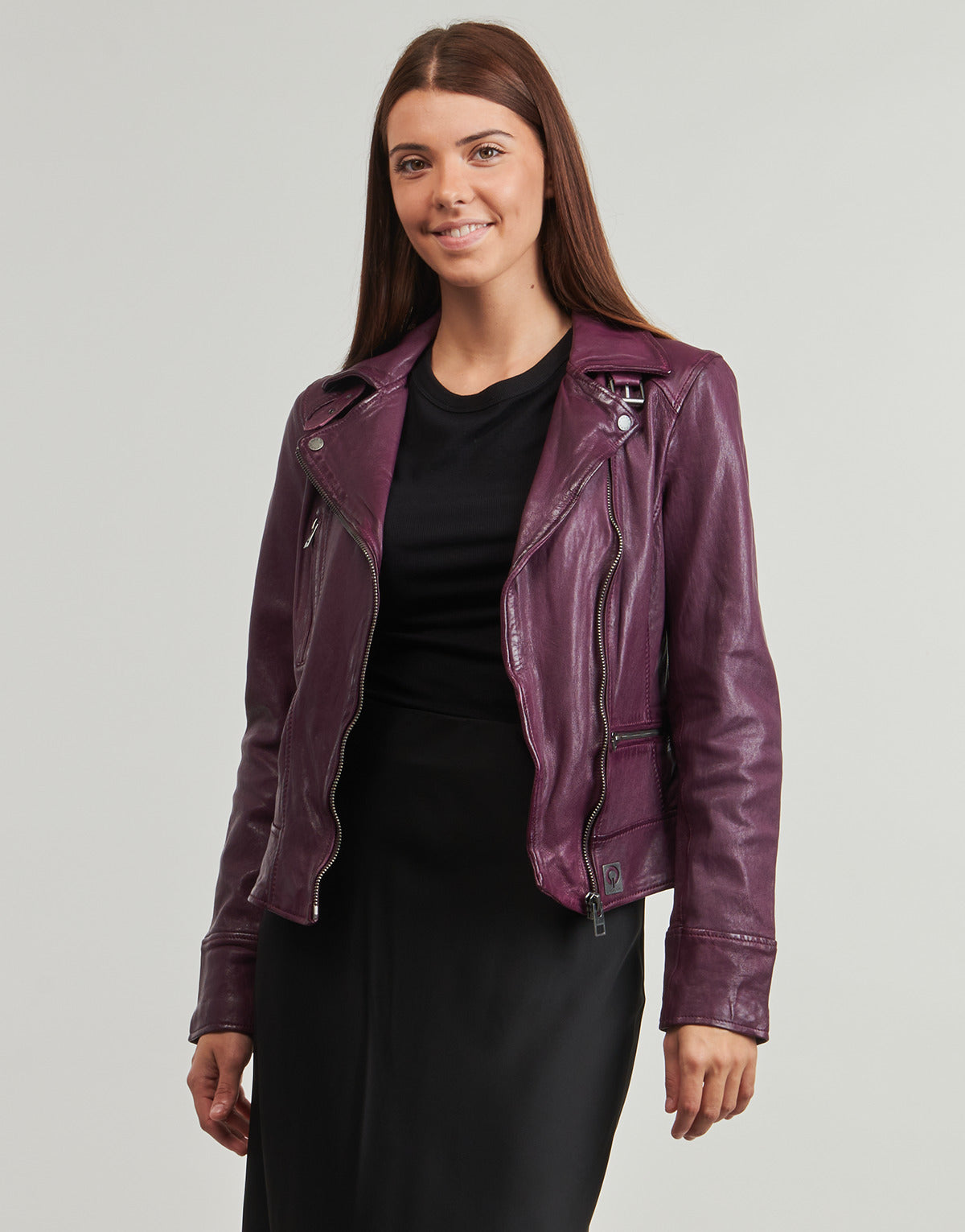 Giacca in pelle Donna Oakwood  VIDEO  Bordeaux