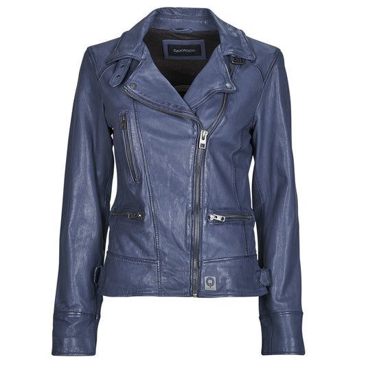 Giacca in pelle Donna Oakwood  VIDEO  Blu