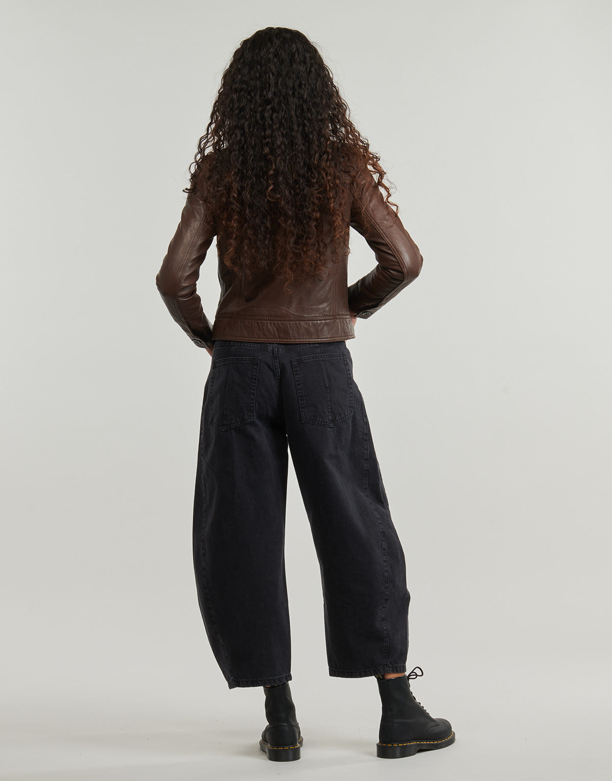 Giacca in pelle Donna Oakwood  CECILE  Marrone