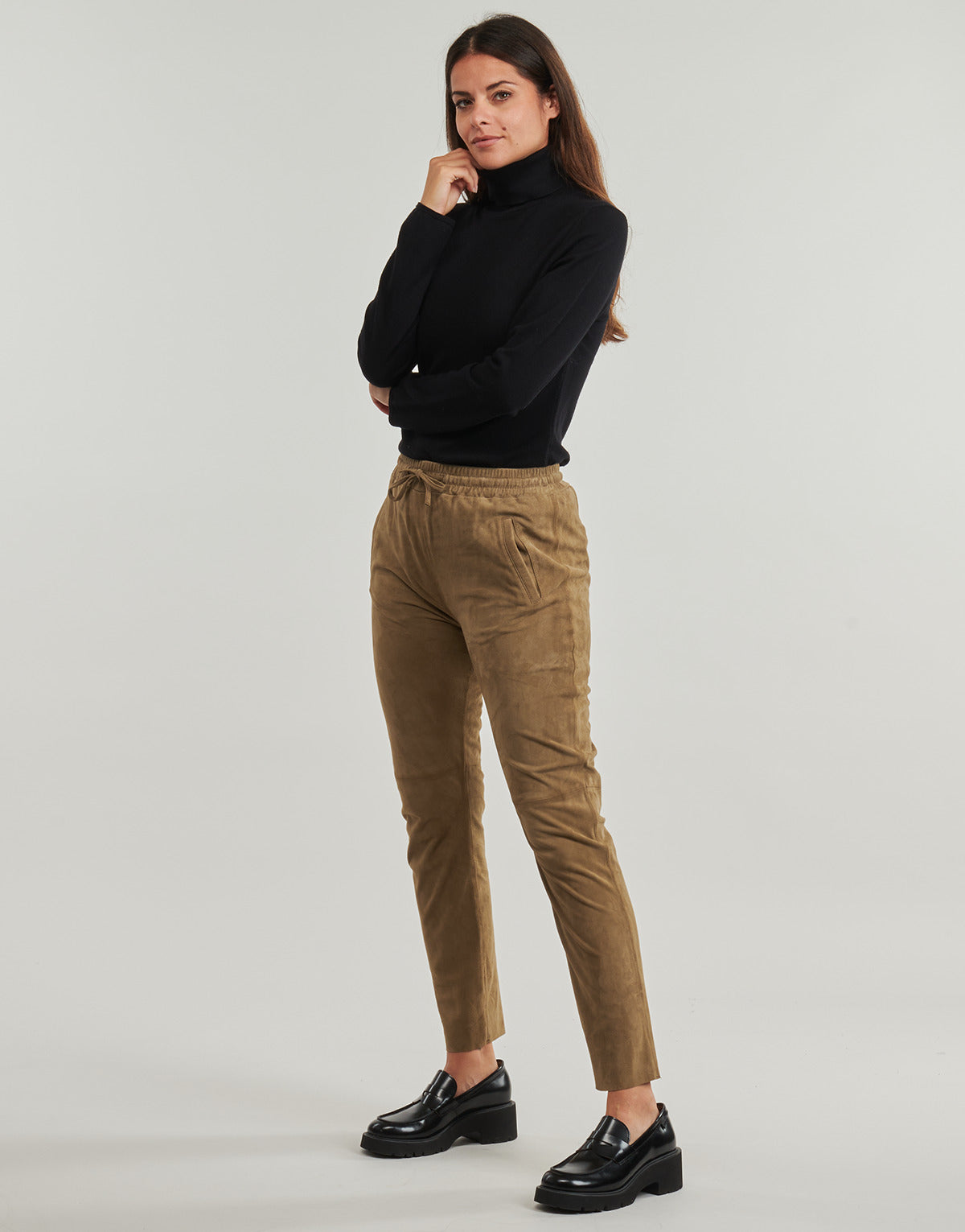 Pantaloni morbidi / Pantaloni alla zuava Donna Oakwood  GIFT  Beige
