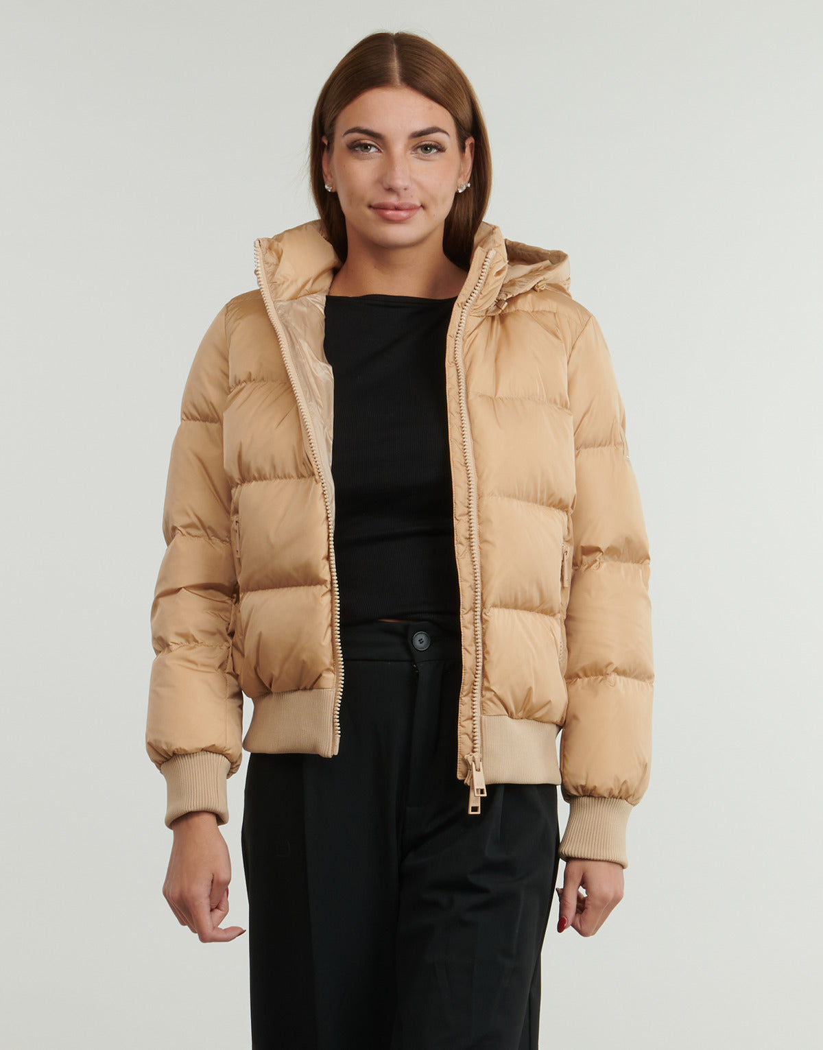 Piumino Donna Armani Exchange  DOWN JACKET  Beige