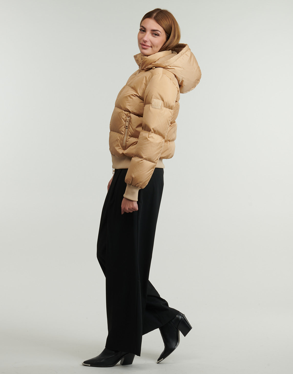Piumino Donna Armani Exchange  DOWN JACKET  Beige