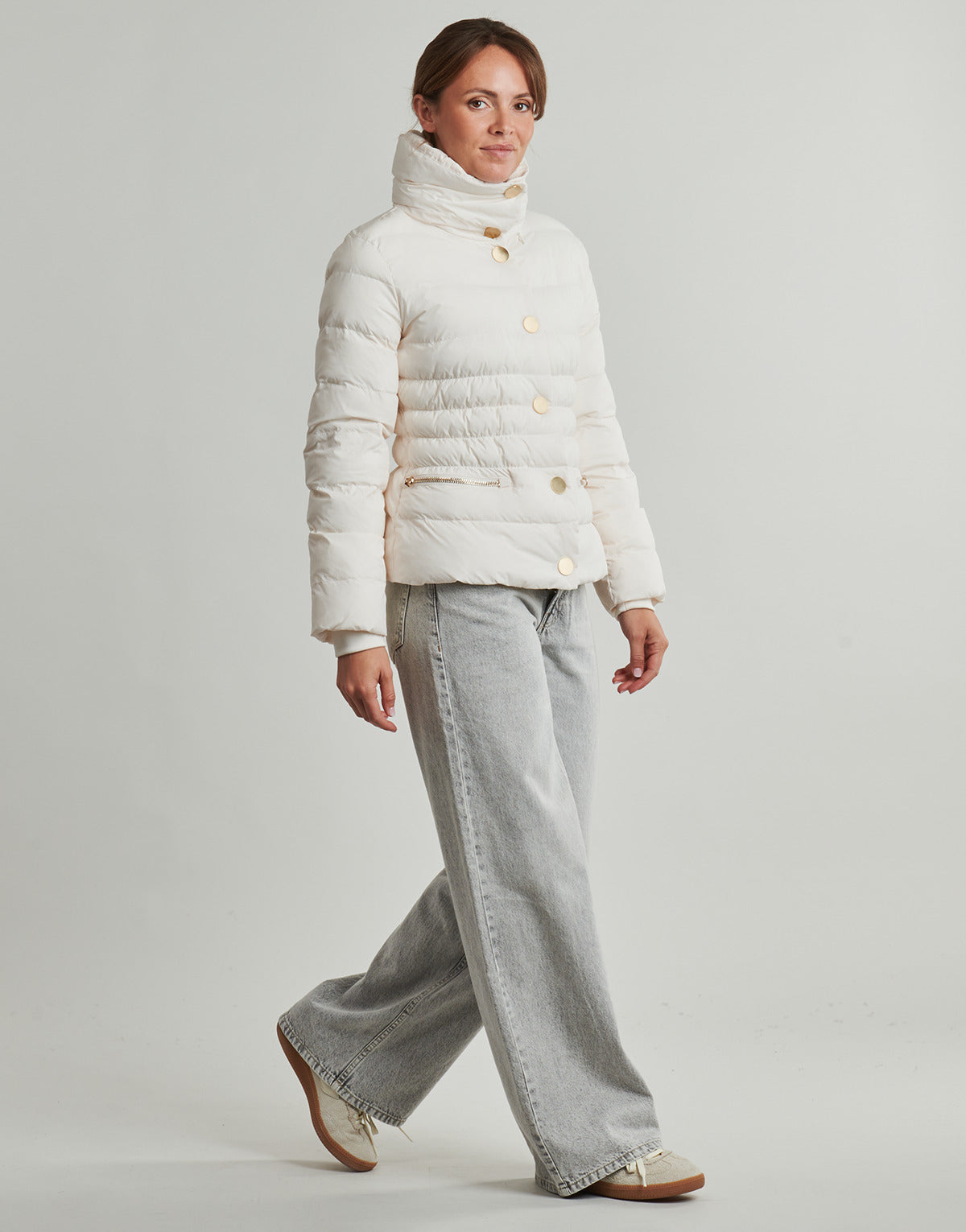 Piumino Donna Armani Exchange  BLOUSON JACKET - BLOUSON JACKET  Bianco