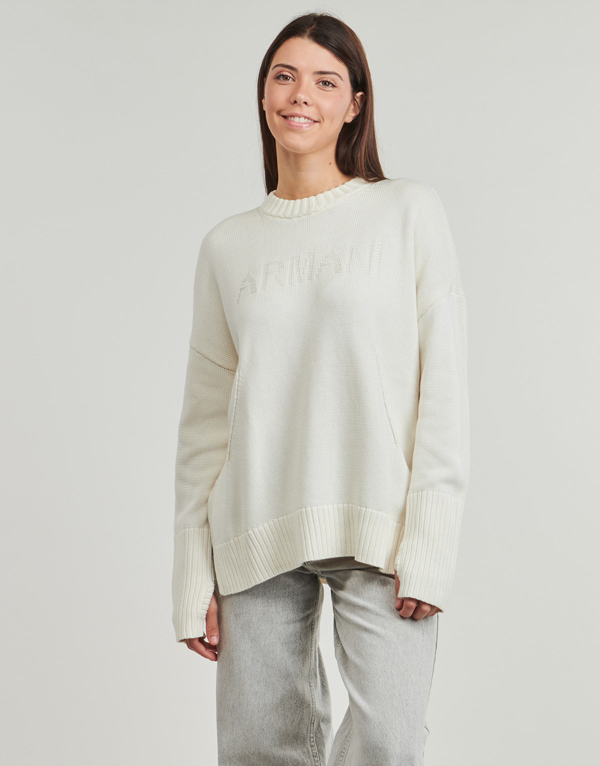Maglione Donna Armani Exchange  PULLOVER  Beige