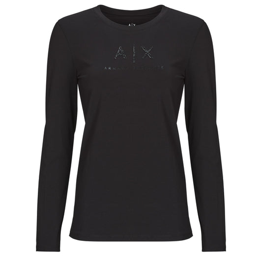 T-shirts a maniche lunghe Donna Armani Exchange  T-SHIRT - T-SHIRT  Nero