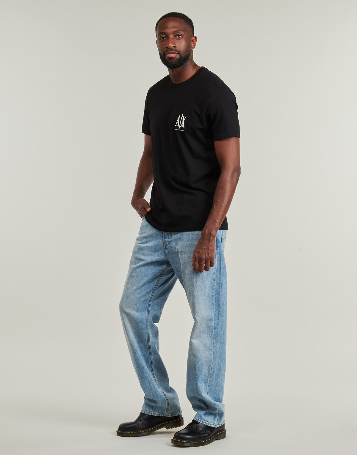 T-shirt Uomo Armani Exchange  T-SHIRT  Nero