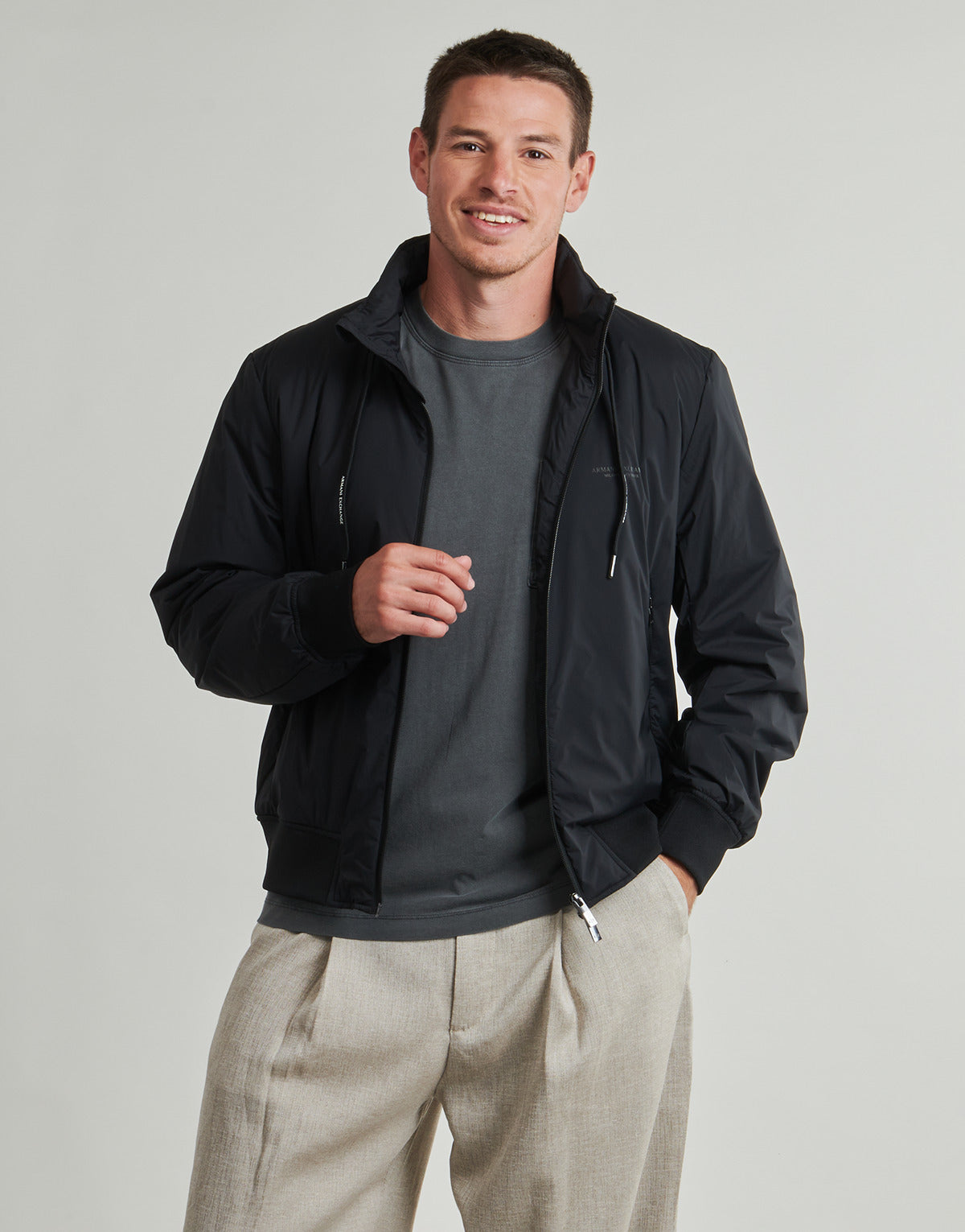 Giubbotto Uomo Armani Exchange  BLOUSON JACKET  Nero