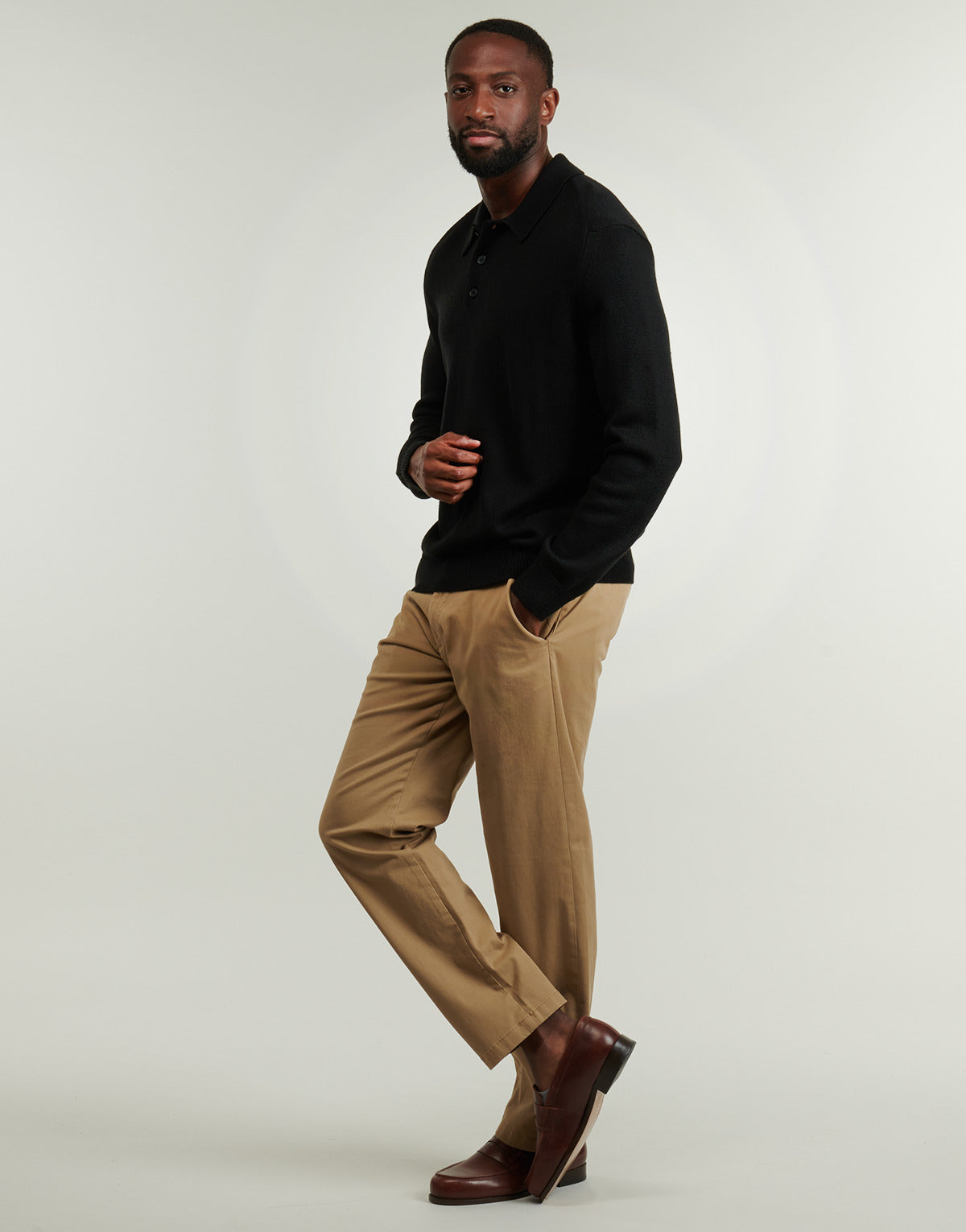 Maglione Uomo Armani Exchange  KNIT POLO  Nero