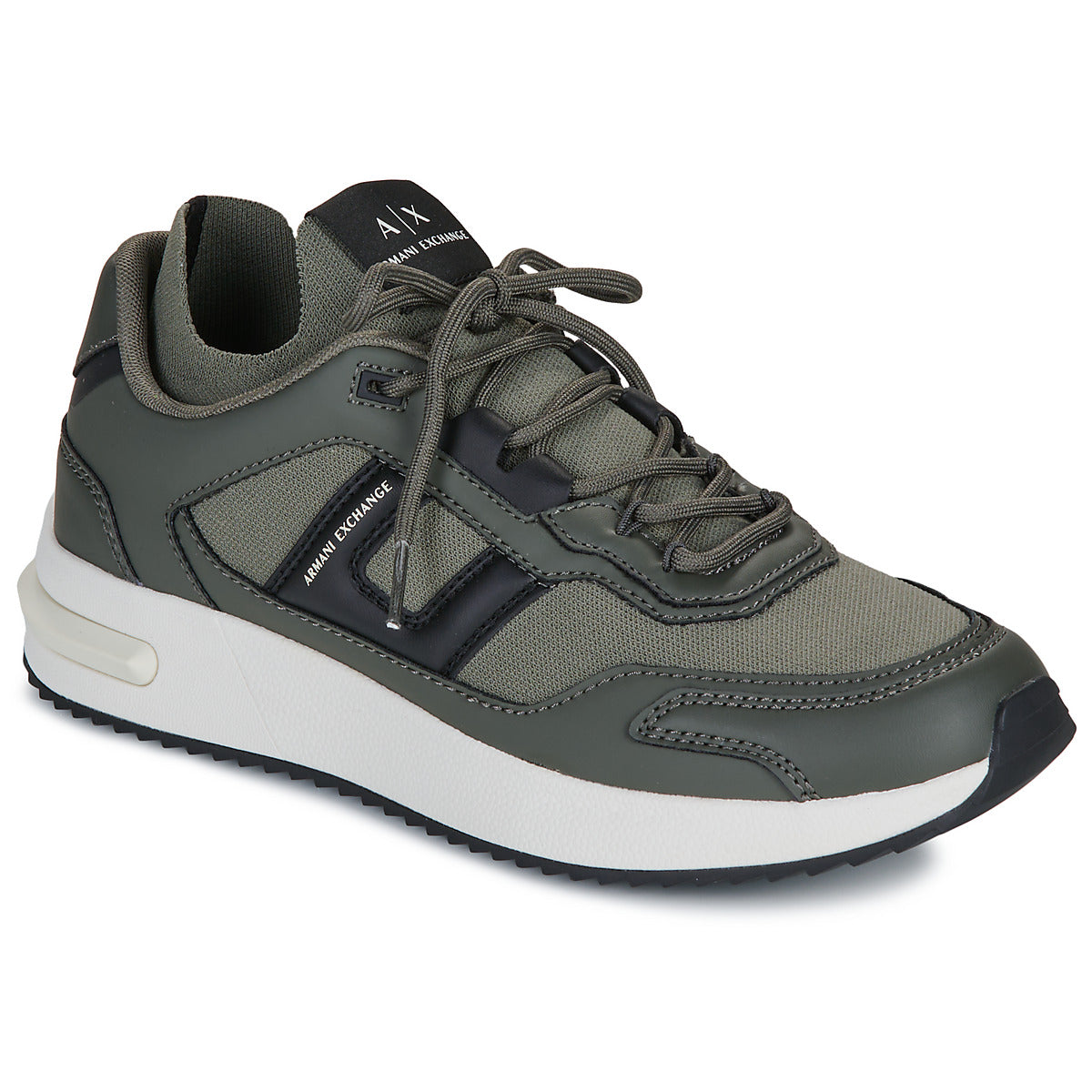 Sneakers Uomo Armani Exchange DUSSELDORF KNIT Kaki