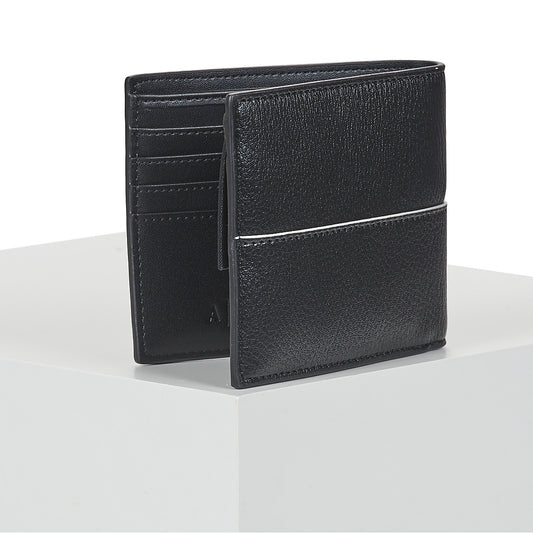Portafoglio Uomo Armani Exchange CEDRIC BIFOLD COIN POCKET Nero