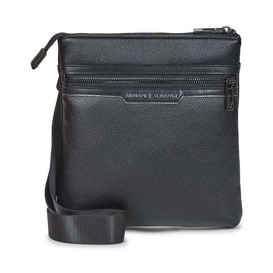 Borsa Shopping Uomo Armani Exchange  CEDRIC FLAT CROSSBODY  Nero