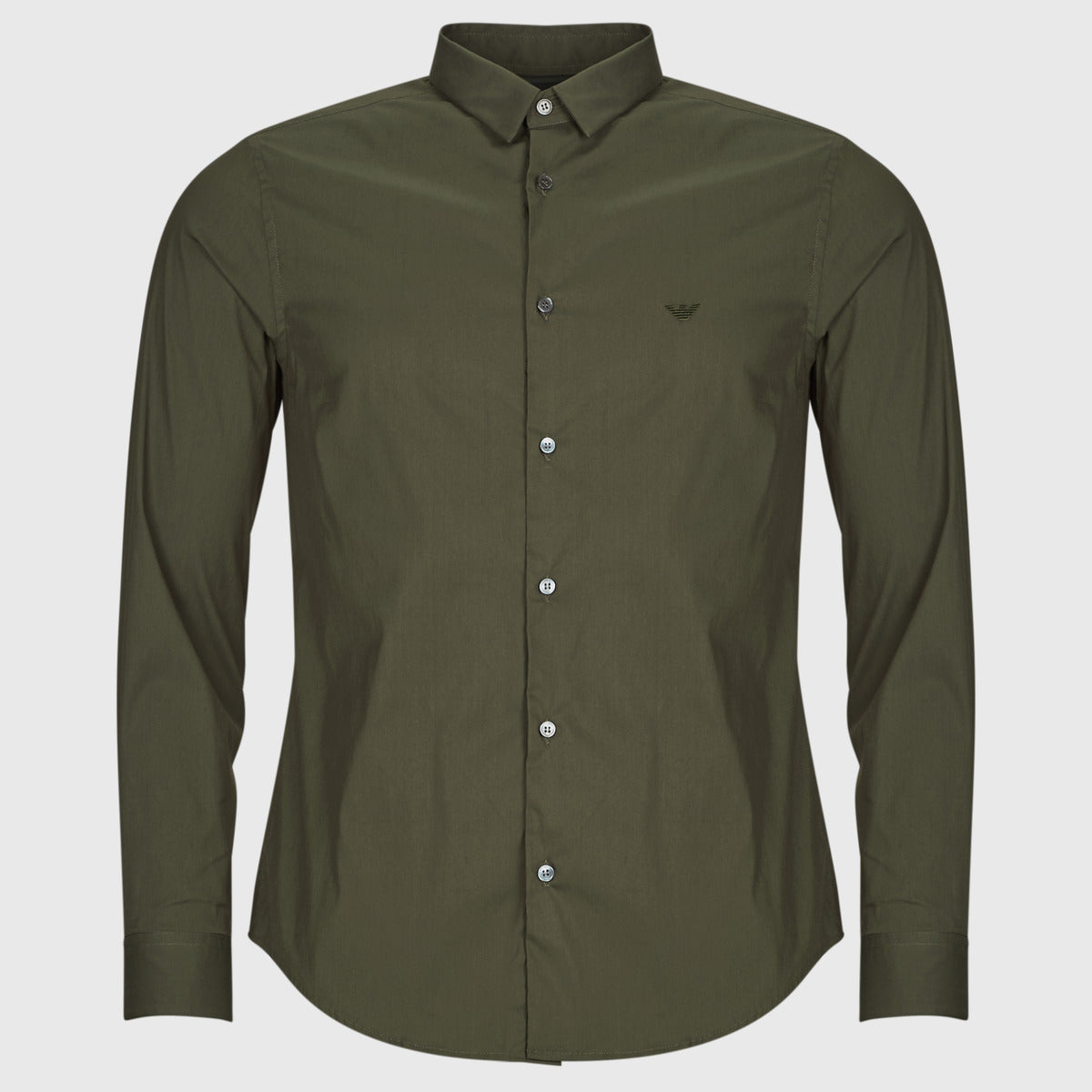 Camicia a maniche lunghe Uomo Emporio Armani  SHIRT  Kaki
