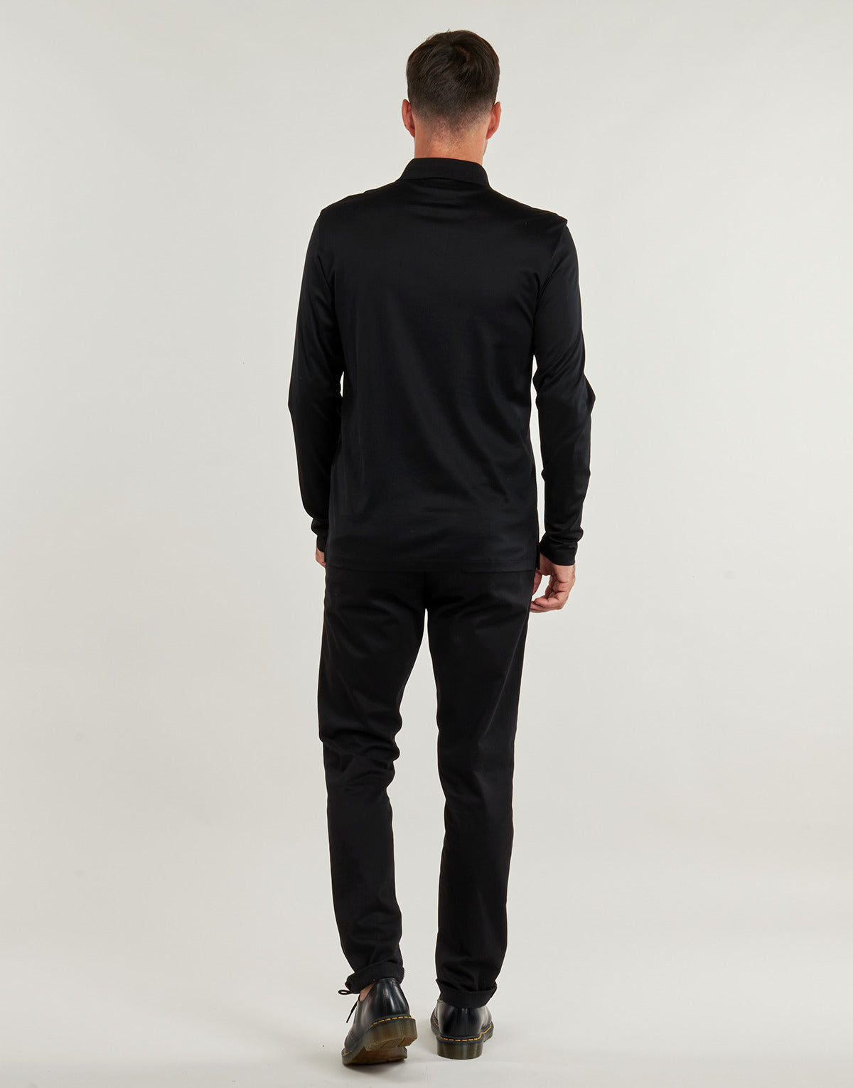 Polo maniche lunghe Uomo Emporio Armani POLO SHIRT Nero