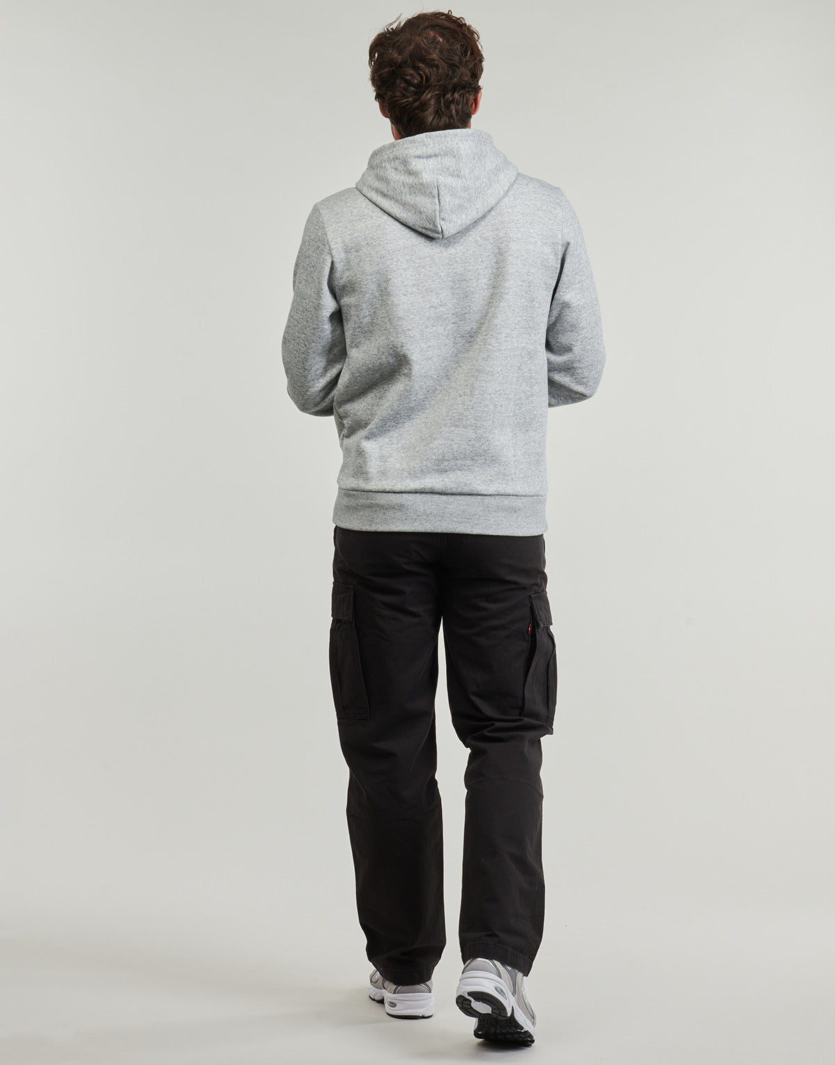 Felpa Uomo Champion  HOODED SWEATSHIRT  Grigio