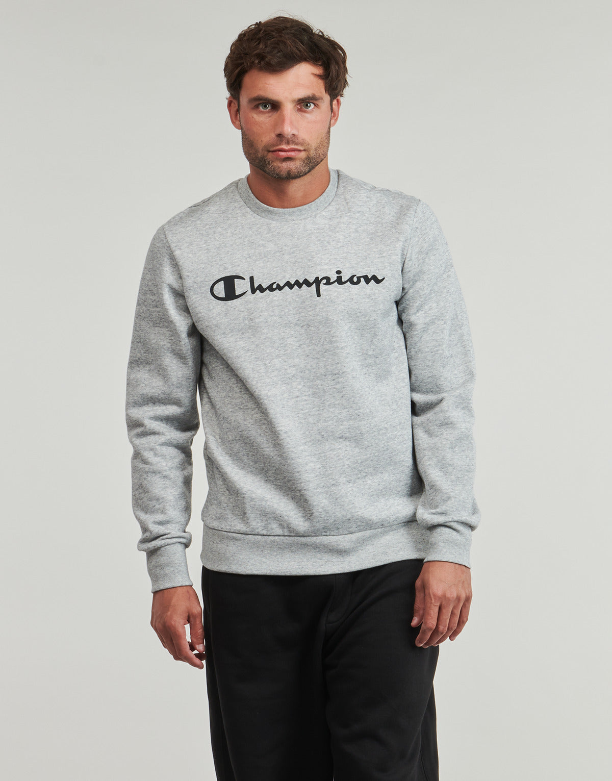 Felpa Uomo Champion  CREWNECK SWEATSHIRT  Grigio