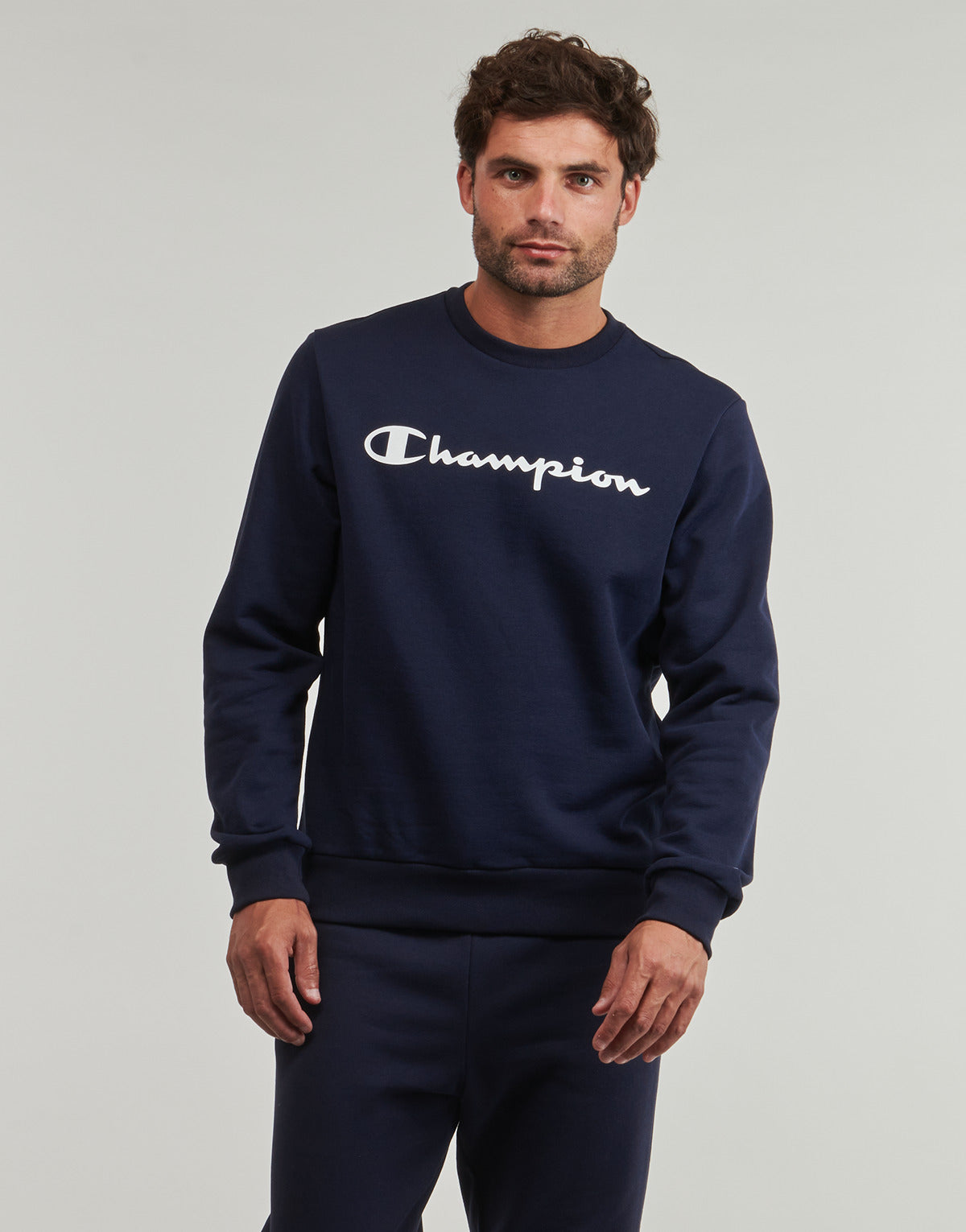 Felpa Uomo Champion  CREWNECK SWEATSHIRT  Blu