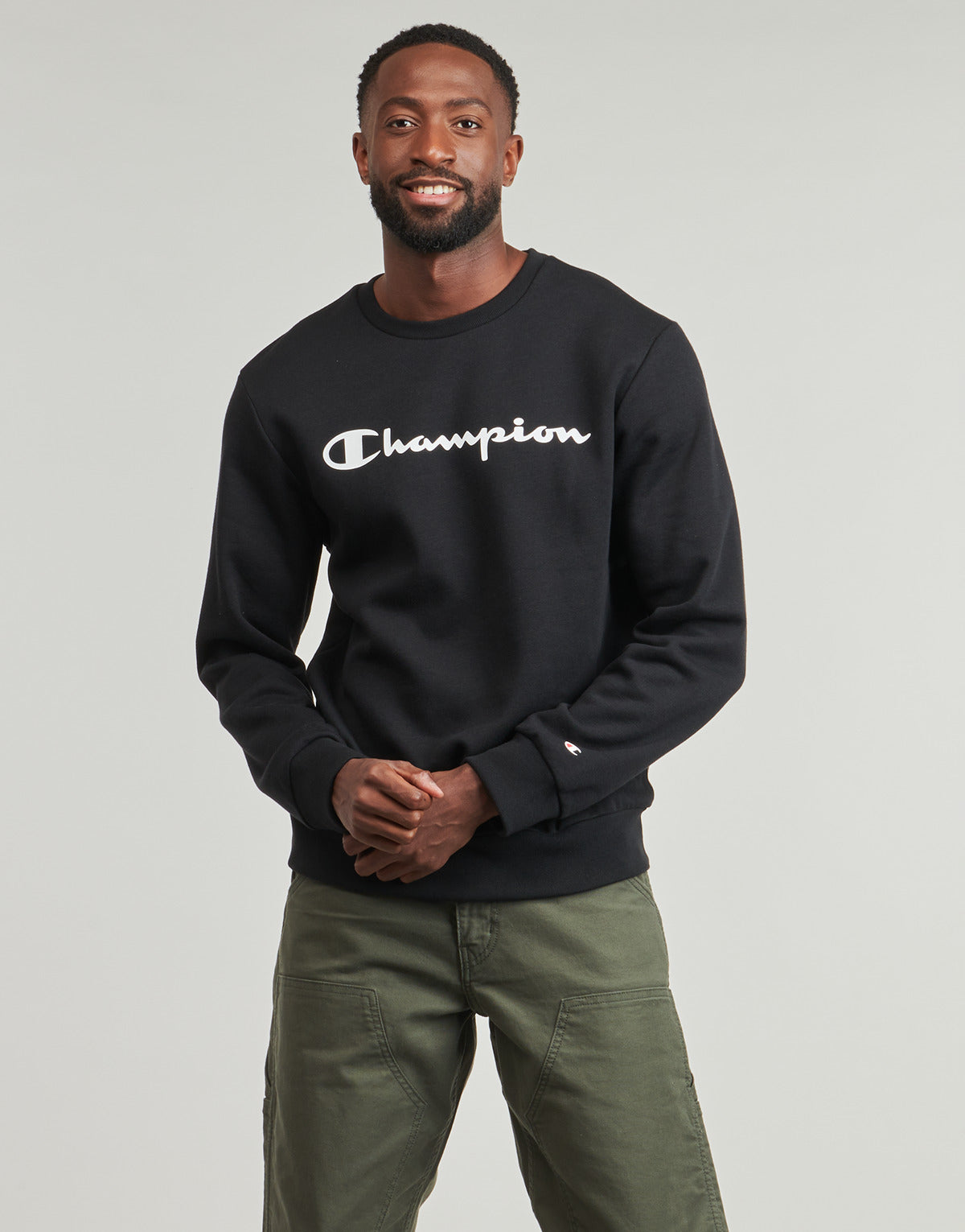 Felpa Uomo Champion  CREWNECK SWEATSHIRT  Nero