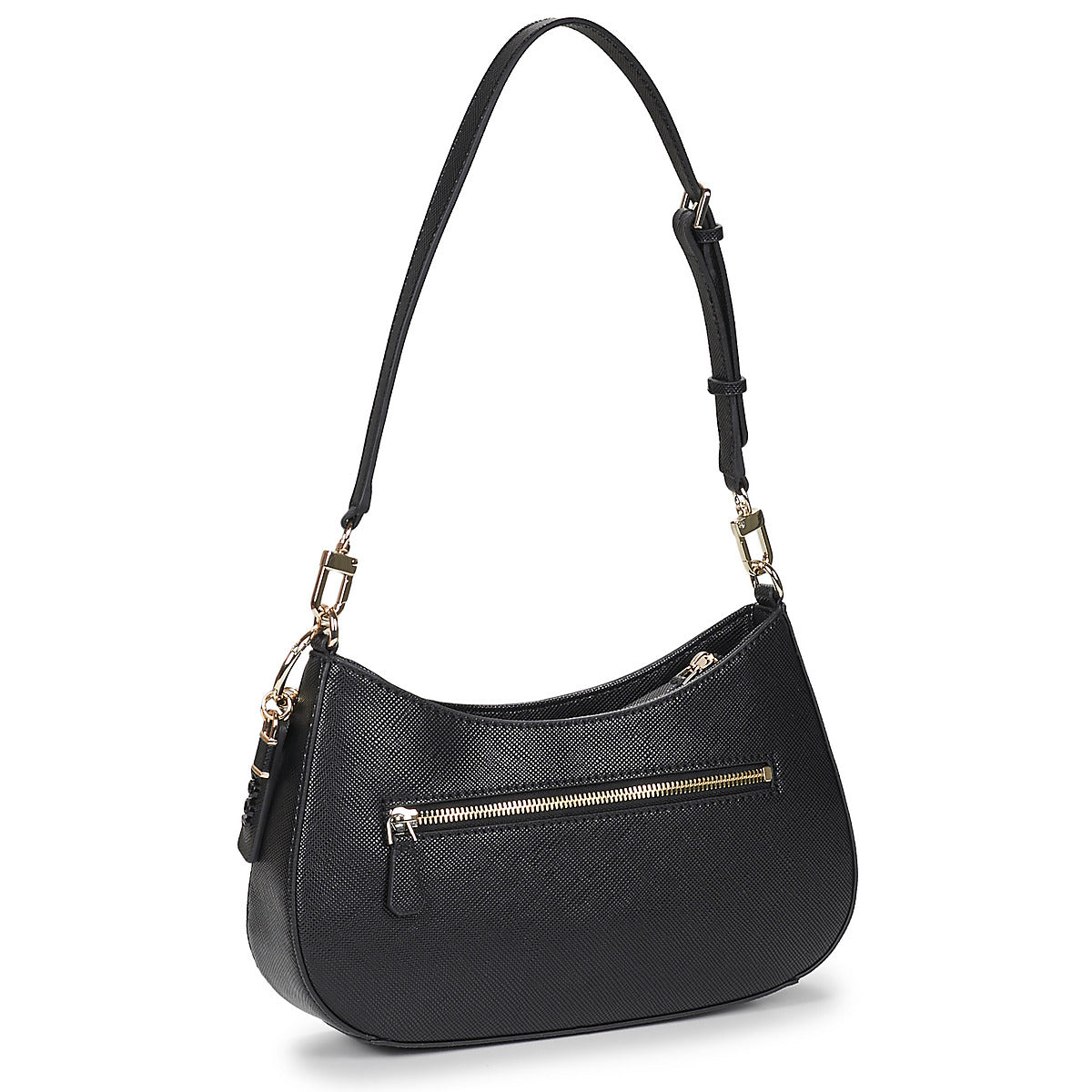 Borsa a spalla Donna Guess  NOELLE II TOP ZIP SHOULDER BAG  Nero