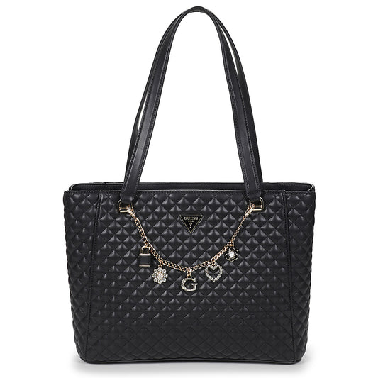 Borsa Shopping Donna Guess EVERLEE NOEL TOTE Nero