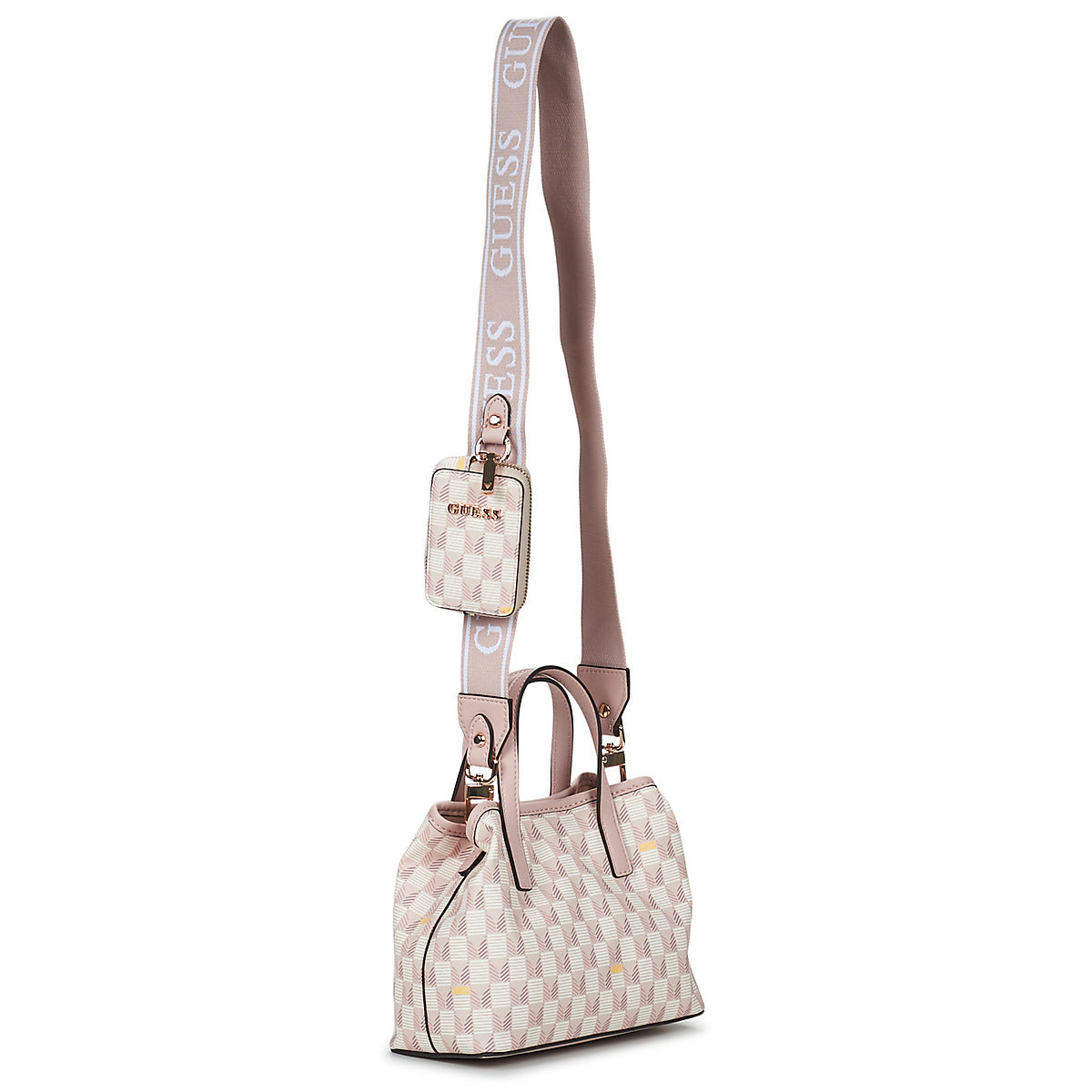 Borsette Donna Guess G WAVE II MINI TOTE Rosa
