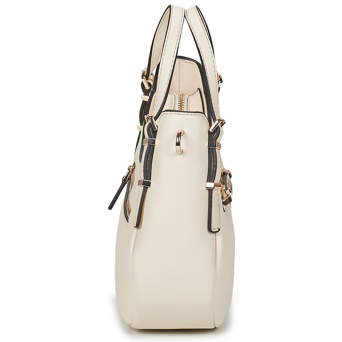 Borsa a spalla Donna Guess LEFIA SMALL SATCHEL Beige