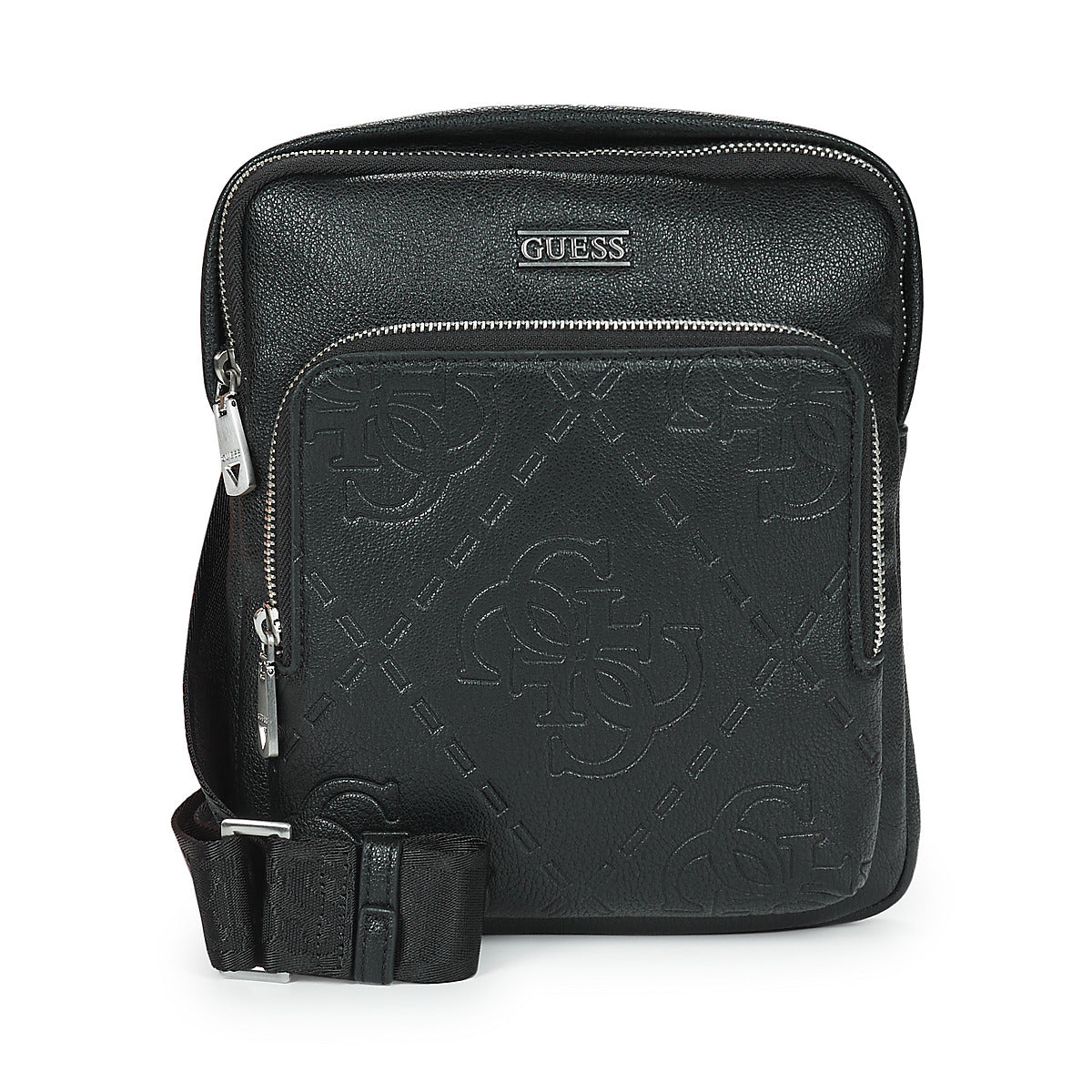 Borsa Shopping Uomo Guess  BOSTON CROSSBODY FLAT  Nero