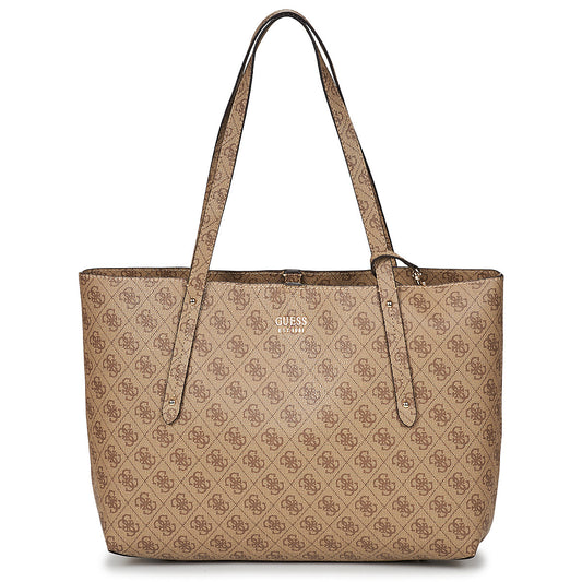 Borsa Shopping Donna Guess  BRENTON TOTE  Beige