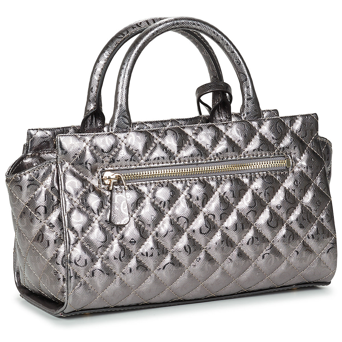 Borsette Donna Guess  IDRA SMALL SATCHEL  Oro