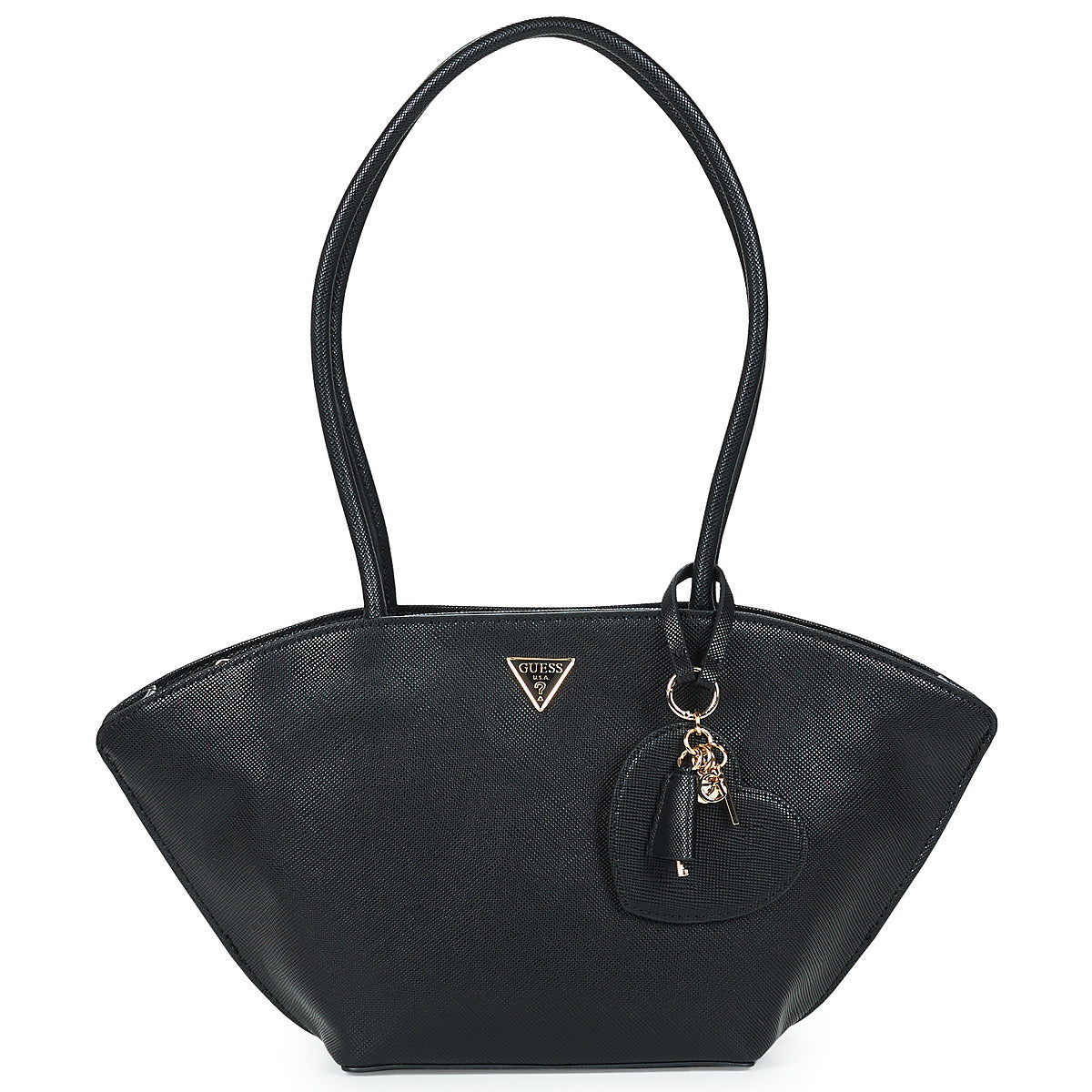 Borsa a spalla Donna Guess  BOLENA SHOULDER SATCHEL  Nero