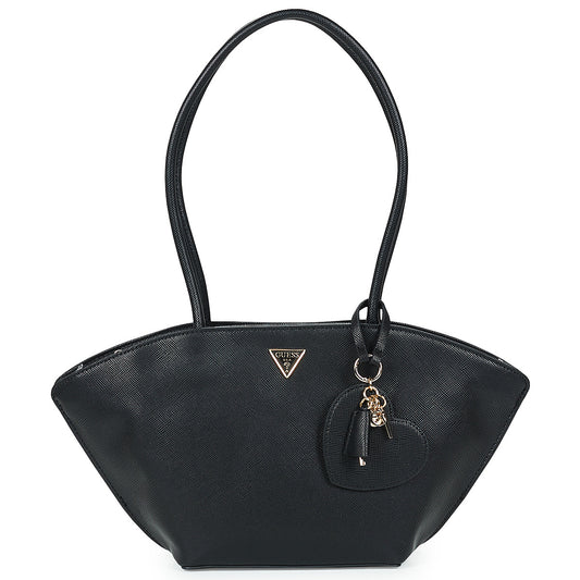 Borsa a spalla Donna Guess  BOLENA SHOULDER SATCHEL  Nero