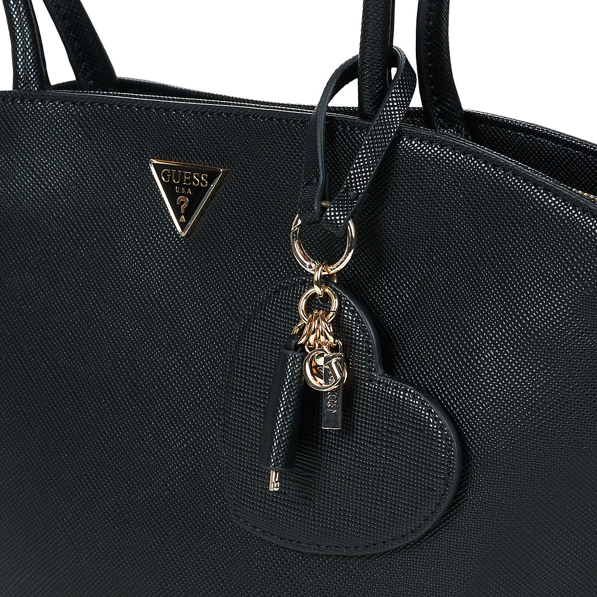 Borsa a spalla Donna Guess  BOLENA SHOULDER SATCHEL  Nero