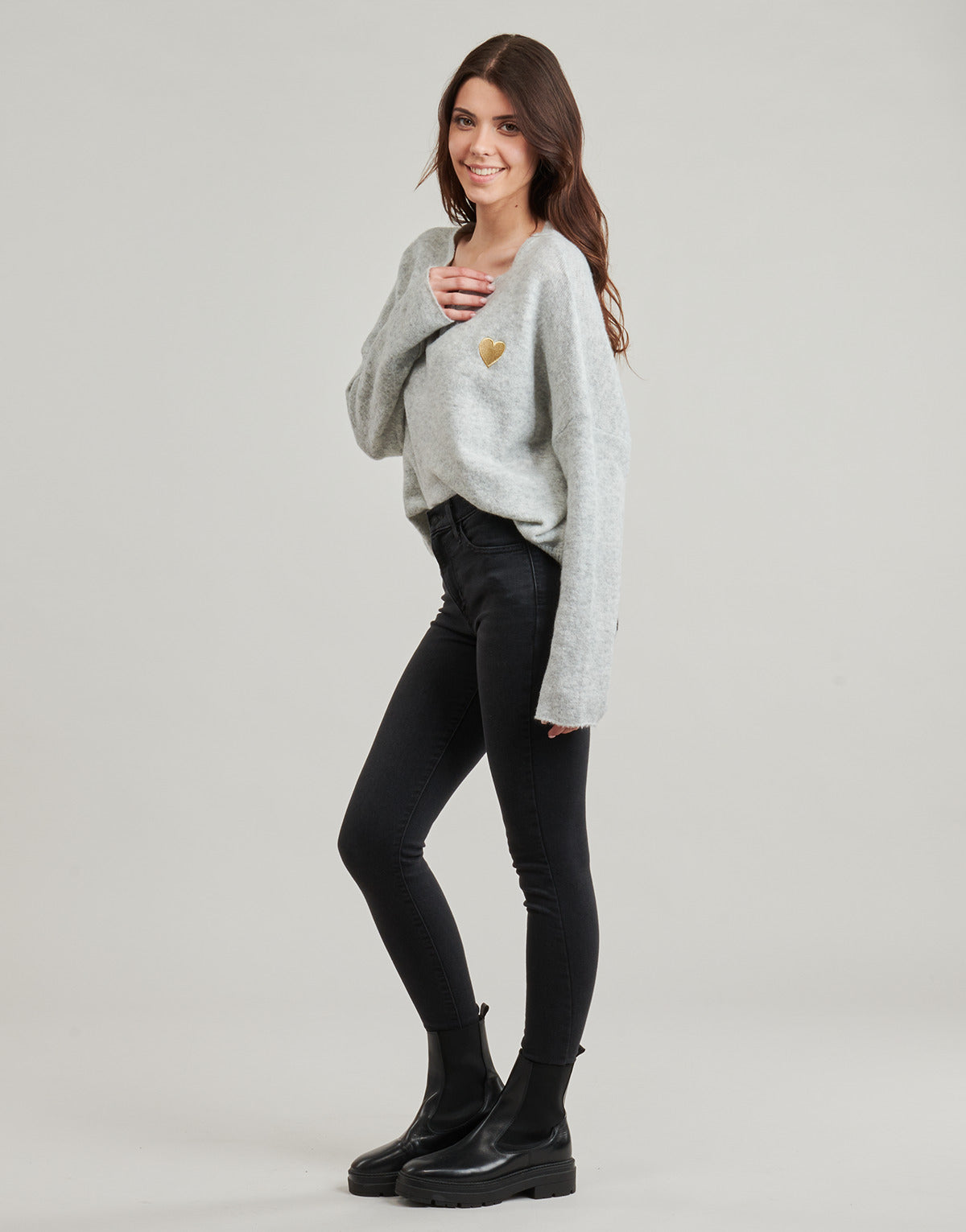 Maglione Donna Moony Mood  -  Grigio