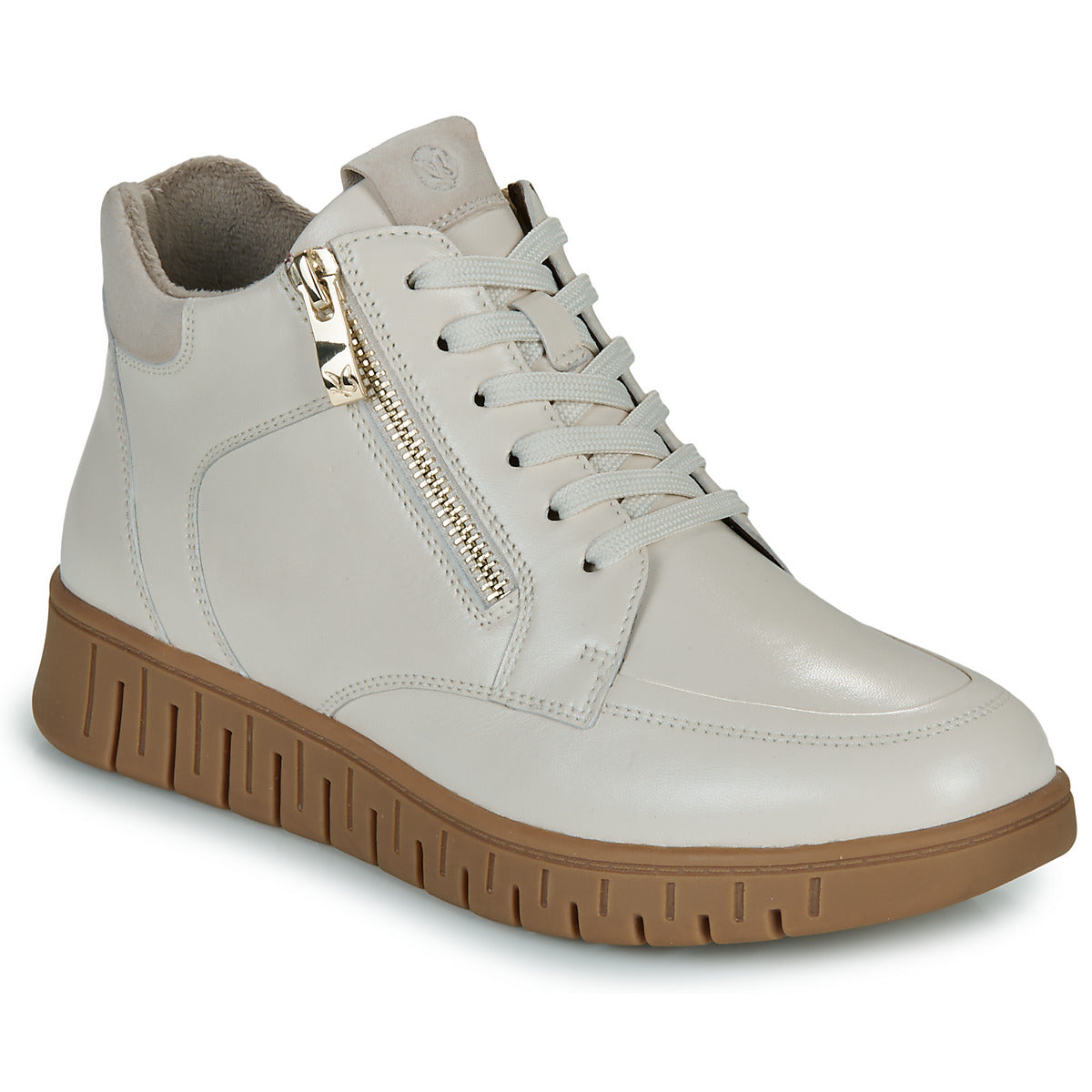 Sneakers alte Donna Caprice  FINA  Bianco