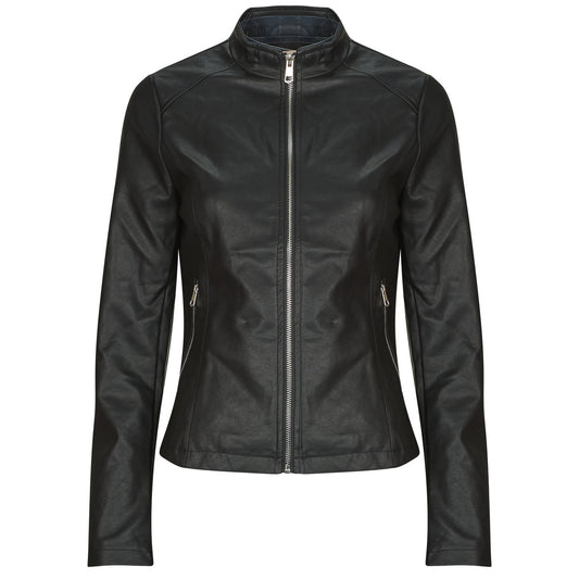 Giacca in pelle Donna Moony Mood PUIRI Nero