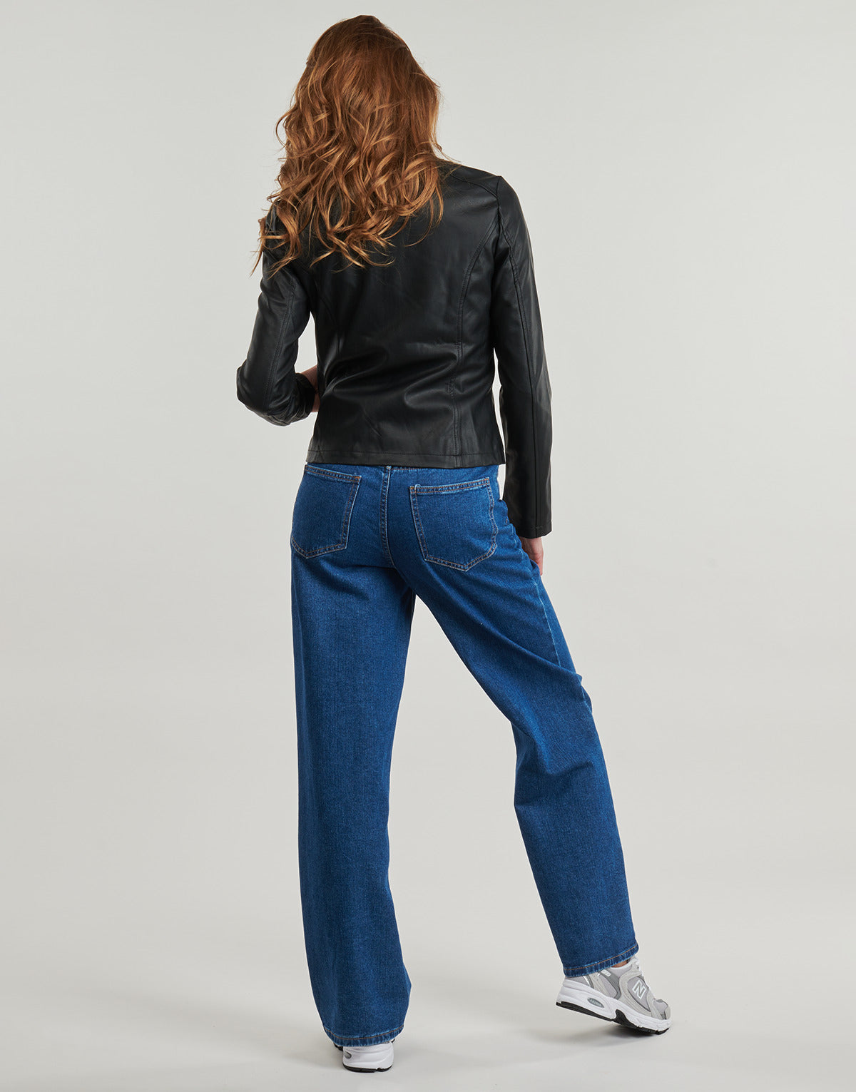 Giacca in pelle Donna Moony Mood PUIRI Nero