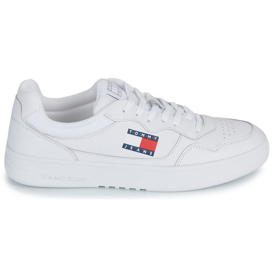 Sneakers Uomo Tommy Jeans (NEW)TJM CUPSOLE LEATHER ESS Bianco
