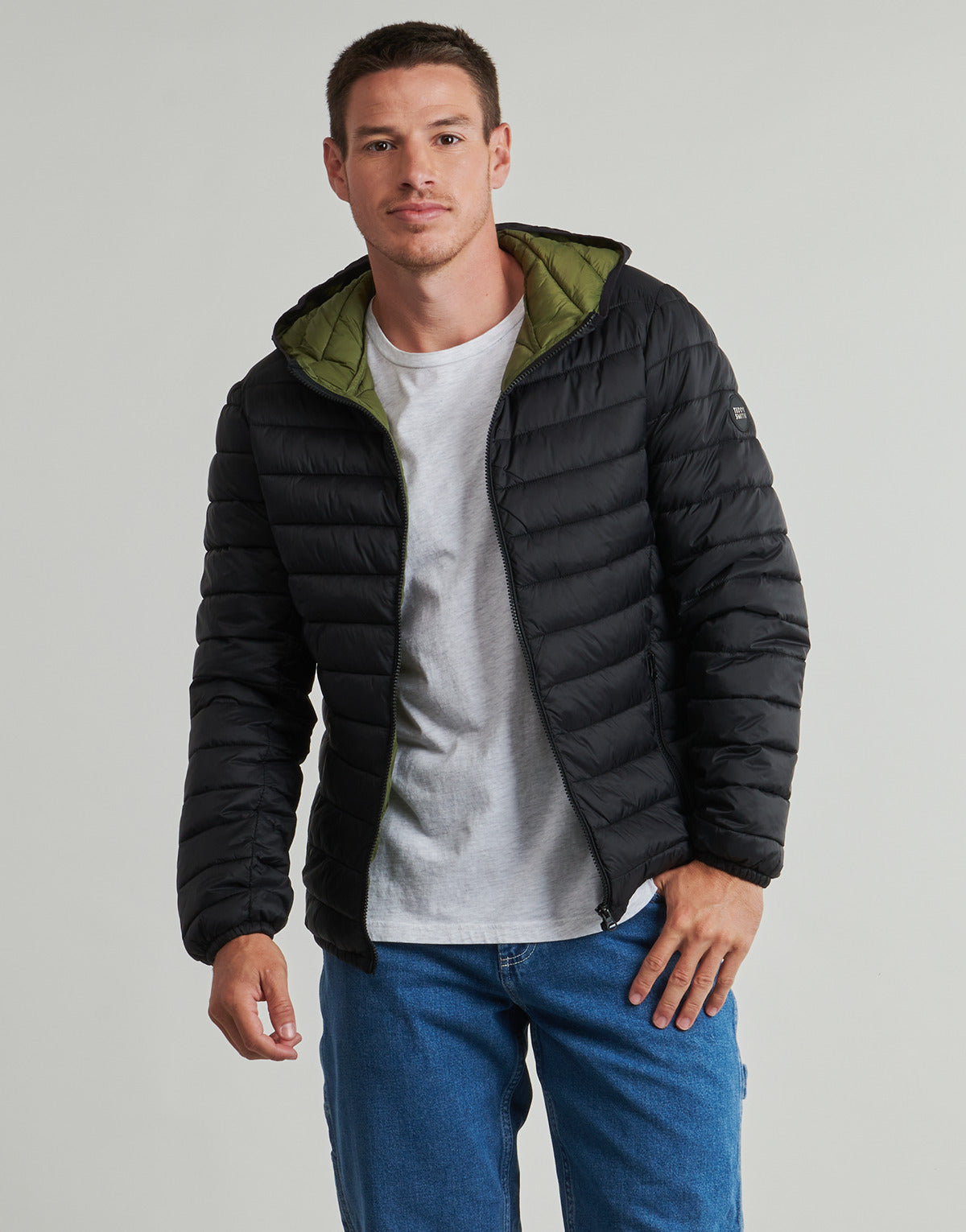 Piumino Uomo Teddy Smith  BLIGHTER  Nero