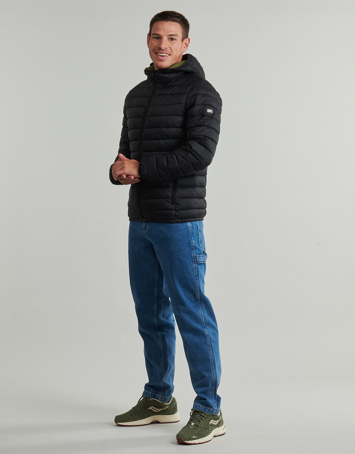 Piumino Uomo Teddy Smith  BLIGHTER  Nero