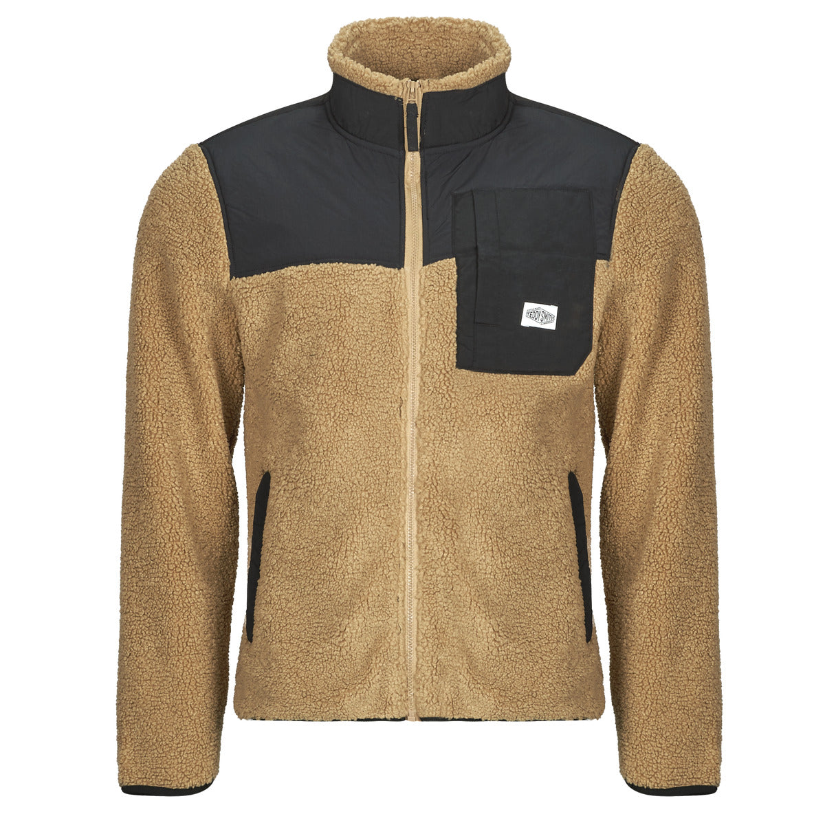 Felpa Uomo Teddy Smith  G-RUAN ZIP  Beige