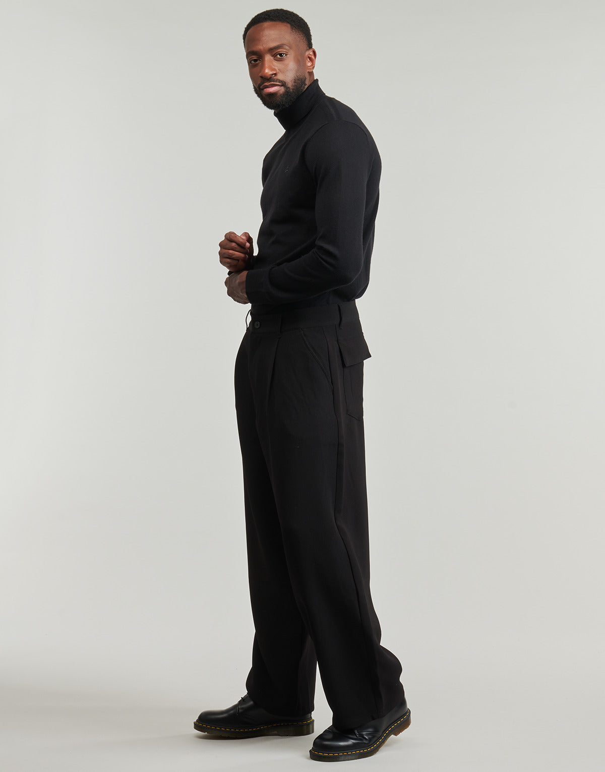 Maglione Uomo Teddy Smith  P-MARCELLUS  Nero