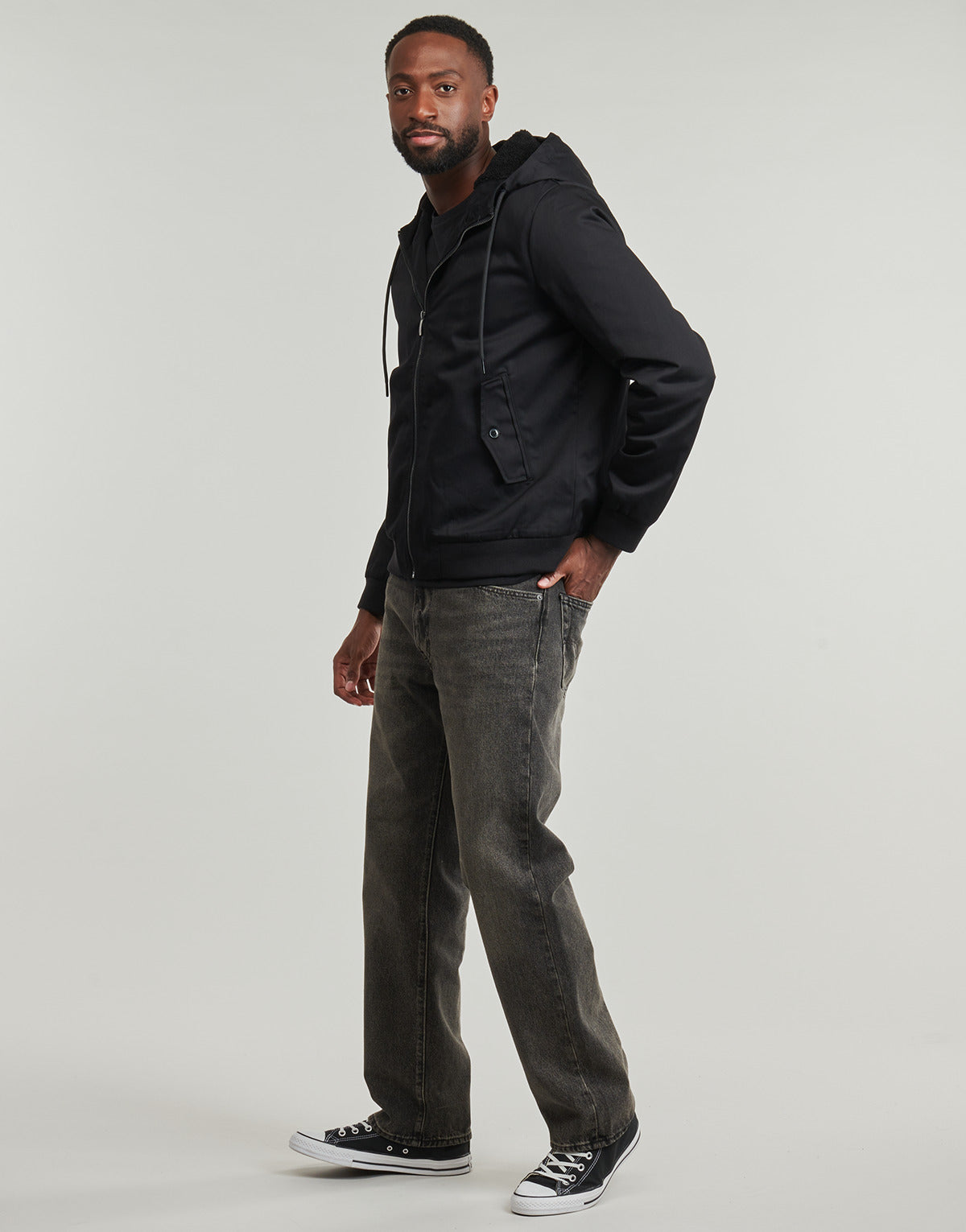 Giubbotto Uomo Teddy Smith  B-SANSON  Nero