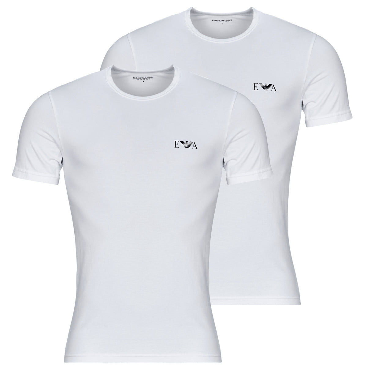 T-shirt Uomo Emporio Armani  2-PACK CREW NECK T-SHIRT AF14131  Bianco